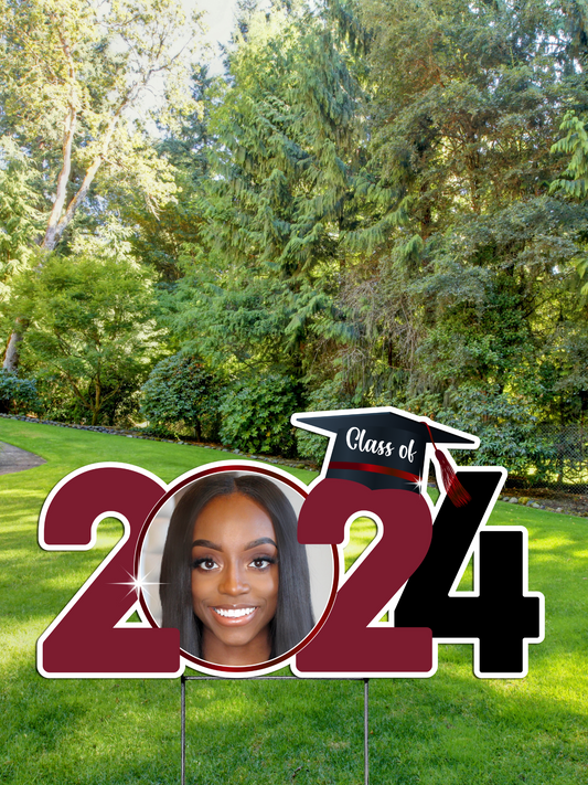 2024 Grad Photo Sign