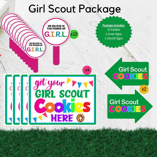 Girl Scout Sign Package
