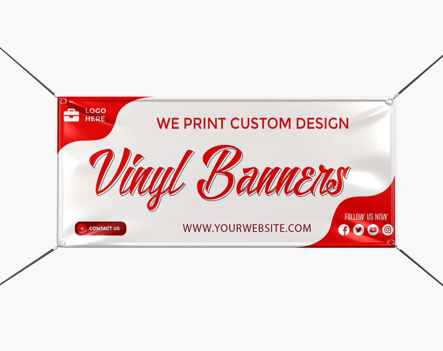 WE PRINT BANNERS & BACKDROPS