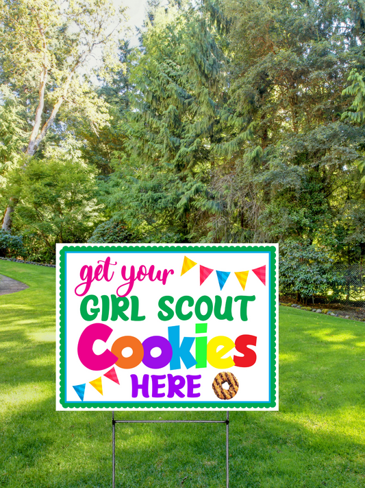 Girl Scout Cookie Signs